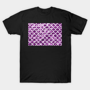 Glittery fish pattern T-Shirt